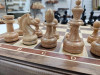 Шахматы подарочные из ореха, ясеня и бука доска 50 на 50 см, фигуры с утяжелением фото 4 — hichess.ru - шахматы, нарды, настольные игры