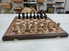 Шахматы подарочные из ореха, ясеня и бука доска 50 на 50 см, фигуры с утяжелением фото 6 — hichess.ru - шахматы, нарды, настольные игры