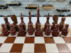 Шахматы ручной работы из дуба на доске 47 на 47 см фото 2 — hichess.ru - шахматы, нарды, настольные игры