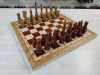 Шахматы ручной работы из дуба на доске 47 на 47 см фото 5 — hichess.ru - шахматы, нарды, настольные игры