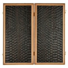 Нарды кожаные Анаконда средние — hichess.ru - шахматы, нарды, настольные игры