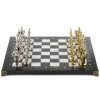 Шахматы "Русь" доска 40х40 см из мрамора фото 2 — hichess.ru - шахматы, нарды, настольные игры