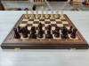Шахматы деревянные Стаунтон с утяжелением из ореха и ясеня 50 на 50 см большие фото 3 — hichess.ru - шахматы, нарды, настольные игры