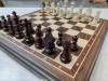 Шахматы деревянные Стаунтон с утяжелением из ореха и ясеня 50 на 50 см большие фото 6 — hichess.ru - шахматы, нарды, настольные игры