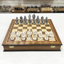 Шахматы в ларце подарочные средневековье — hichess.ru - шахматы, нарды, настольные игры