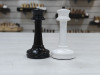 Шахматные фигуры из бука Авангард Люкс черно-белые фото 4 — hichess.ru - шахматы, нарды, настольные игры