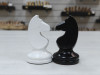Шахматные фигуры из бука Авангард Люкс черно-белые фото 5 — hichess.ru - шахматы, нарды, настольные игры