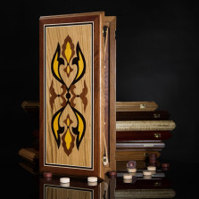 Нарды Саламандра Темные, мастерская Кадун — hichess.ru - шахматы, нарды, настольные игры