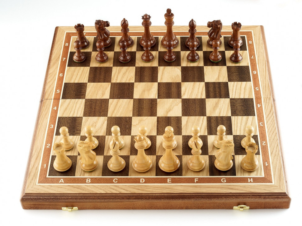 Шахматы Эндшпиль дуб большие фото 1 — hichess.ru - шахматы, нарды, настольные игры