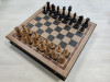 Шахматы подарочные в дубовом ларце с фигурами Стаунтон утяжеленные большие фото 2 — hichess.ru - шахматы, нарды, настольные игры