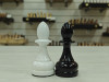 Шахматные фигуры премиум из гарба черно-белые Люкс фото 4 — hichess.ru - шахматы, нарды, настольные игры