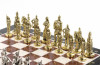 Шахматы Русь доска 40х40 см из мрамора лемезита фото 4 — hichess.ru - шахматы, нарды, настольные игры