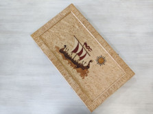 Нарды Драккар карельская береза — hichess.ru - шахматы, нарды, настольные игры