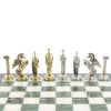 Шахматы подарочные Воины востока мрамор офиокальцит 40 на 40 см фото 3 — hichess.ru - шахматы, нарды, настольные игры