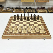 Шахматы деревянные орех Бастион матовые — hichess.ru - шахматы, нарды, настольные игры