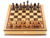 Шахматы подарочные ларец Этюд дуб большие с утяжеленными фигурами  фото 1 — hichess.ru - шахматы, нарды, настольные игры