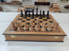 Шахматы подарочные ларец Этюд дуб большие с утяжеленными фигурами  фото 4 — hichess.ru - шахматы, нарды, настольные игры