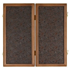 Нарды кожаные Цветочный узор средние — hichess.ru - шахматы, нарды, настольные игры