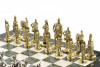 Шахматы "Русь" доска 40х40 см из офиокальцита фото 4 — hichess.ru - шахматы, нарды, настольные игры