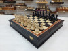 Шахматы в ларце из мореного дуба 45 на 45 см с фигурами из бука с утяжелением фото 6 — hichess.ru - шахматы, нарды, настольные игры