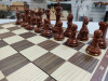 Шахматы профессиональные на доске из ореха 50 на 50 см с утяжеленными фигурами из композита фото 6 — hichess.ru - шахматы, нарды, настольные игры