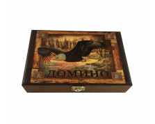 Домино в шкатулке &quot;Орел-2&quot; — hichess.ru - шахматы, нарды, настольные игры