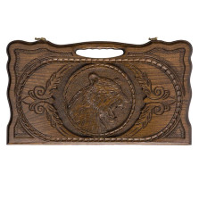 Нарды резные Тигр с ручкой средние, Haleyan — hichess.ru - шахматы, нарды, настольные игры