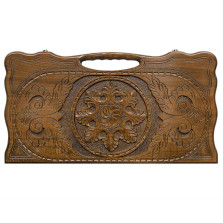 Нарды резные &quot;Армянский узор 4&quot; с ручкой 60, Haleyan — hichess.ru - шахматы, нарды, настольные игры