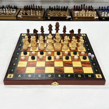 Шахматы + нарды Тура подарочные — hichess.ru - шахматы, нарды, настольные игры