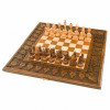 Шахматы + нарды резные с гранатами 50, Haleyan фото 1 — hichess.ru - шахматы, нарды, настольные игры