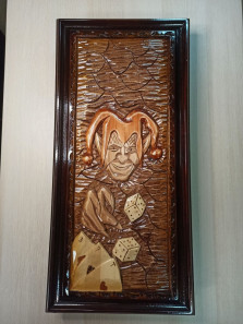 Нарды резные Джокер — hichess.ru - шахматы, нарды, настольные игры