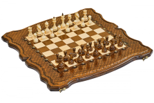 Шахматы + нарды резные Эндшпиль 2&quot; 60, Simonyan&quot; — hichess.ru - шахматы, нарды, настольные игры