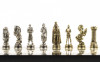 Шахматы "Рыцари" 28х28 см змеевик мрамор фото 5 — hichess.ru - шахматы, нарды, настольные игры