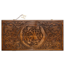 Нарды резные Тигр Люкс, Haleyan — hichess.ru - шахматы, нарды, настольные игры