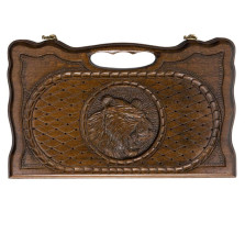 Нарды резные &quot;Тигр&quot; с ручкой 30, Haleyan — hichess.ru - шахматы, нарды, настольные игры