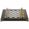 Шахматы "Рыцари" 28х28 см из мрамора фото 2 — hichess.ru - шахматы, нарды, настольные игры