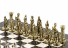Шахматы "Рыцари" 28х28 см из мрамора фото 4 — hichess.ru - шахматы, нарды, настольные игры