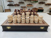 Шахматы подарочные в ларце из дуба с резными фигурами Матросы фото 3 — hichess.ru - шахматы, нарды, настольные игры