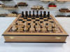 Шахматы карельская береза Стаунтон орех в ларце фото 1 — hichess.ru - шахматы, нарды, настольные игры