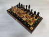 Шахматы деревянные подарочные Тура Люкс с утяжеленными фигурами из бука фото 3 — hichess.ru - шахматы, нарды, настольные игры