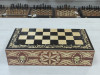 Шахматная доска резная 40см складная фото 3 — hichess.ru - шахматы, нарды, настольные игры