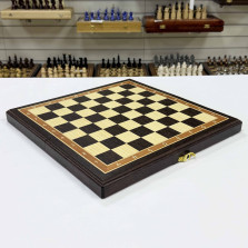 Шахматная доска складная Турнирная венге 4 &mdash; hichess.ru - шахматы, нарды, настольные игры