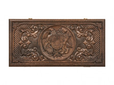 Нарды резные Герб Армении 2&quot; 50, Mhitaryan&quot; — hichess.ru - шахматы, нарды, настольные игры