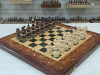 Шахматы 3в1 ручной работы резные Медведь ( нарды, шашки) 60см фото 1 — hichess.ru - шахматы, нарды, настольные игры