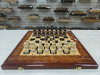 Шахматы 3в1 ручной работы резные Медведь ( нарды, шашки) 60см фото 3 — hichess.ru - шахматы, нарды, настольные игры