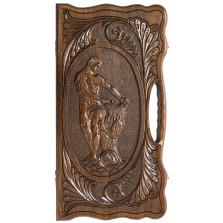 Нарды резные Самсон с ручкой, Haleyan — hichess.ru - шахматы, нарды, настольные игры