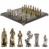Шахматы "Рыцари" 36х36 см змеевик фото 1 — hichess.ru - шахматы, нарды, настольные игры