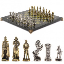 Шахматы &quot;Рыцари&quot; 36х36 см змеевик — hichess.ru - шахматы, нарды, настольные игры
