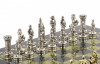 Шахматы "Рыцари" 36х36 см змеевик фото 3 — hichess.ru - шахматы, нарды, настольные игры