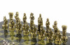 Шахматы "Рыцари" 36х36 см змеевик фото 4 — hichess.ru - шахматы, нарды, настольные игры